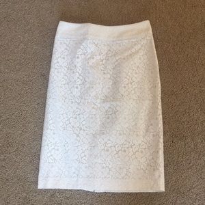 Talbots lace skirt